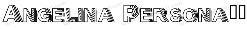 Angelina Persona字体转换